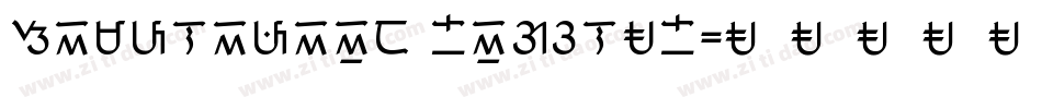 Simplified Regular字体转换